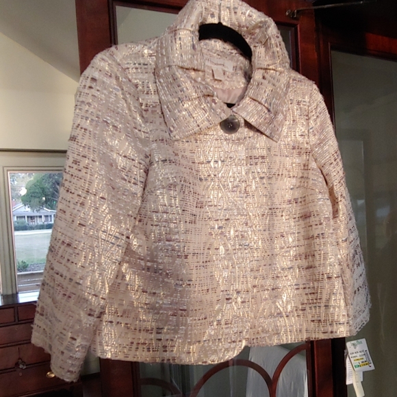 mainbocher Jackets & Blazers - Mainbocher stunning woven dressy jacket NWT